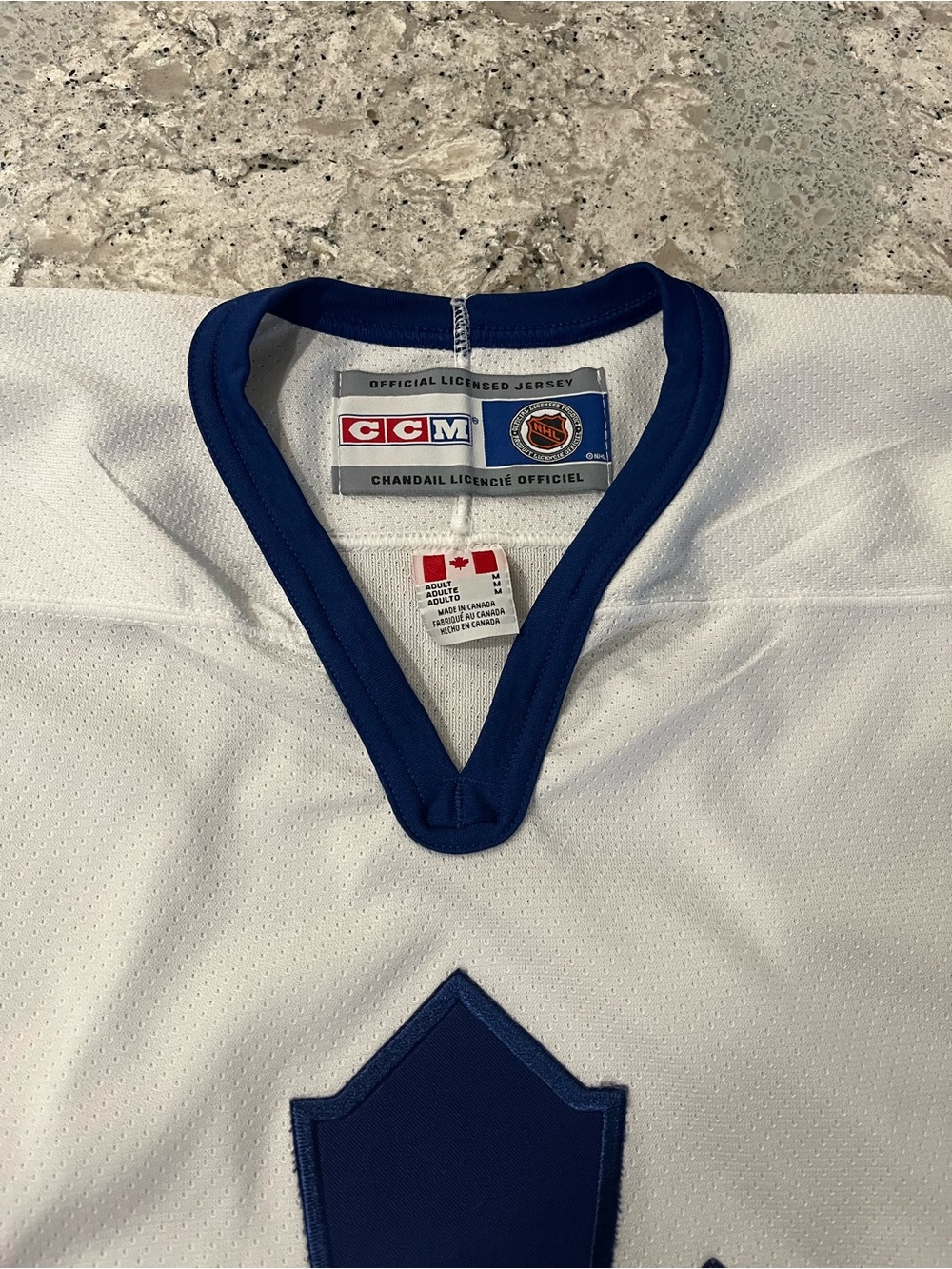 Vintage CCM White Toronto Maple Leafs Hockey Jersey - Picture 7 of 12